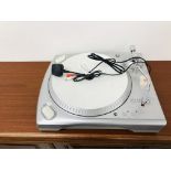 AN "ION" USB ENABLED BELT DRIVE TURNTABLE - SOLD AS SEEN