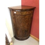 ANTIQUE MAHOGANY CORNER CABINET