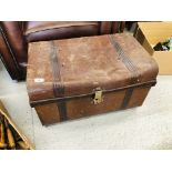 VINTAGE METAL TRUNK