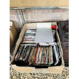 LARGE BOX OF RECORDS + RECORDER CASE & CONTENTS