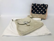 2 X DESIGNER HANDBAGS MARKED RADLEY & LULU GUINNESS