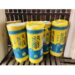 SIX ROLLS OF 75MM ISOVER INSULATION