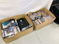 2 BOXES CONTAINING VARIOUS VIDEO GAMES & CONSOLES TO INCLUDE GAMEBOY COLOUR,