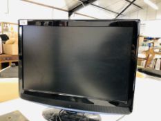 TECHNIKA 22 INCH TV WITH BUILT IN DVD PLAYER - MODEL LCD 22-M3 - SOLD AS SEEN