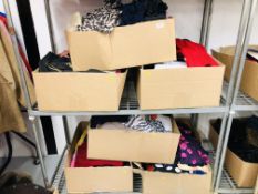 6 X LARGE BOXES OF BRANDED WOMENS CLOTHING TO INCLUDE MANY DESIGNS