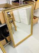 LARGE MODERN ORNATE MIRROR WITH BEVELLED GLASS