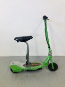 RAZOR ELECTRIC SCOOTER (WITH CHARGER) - SOLD AS SEEN