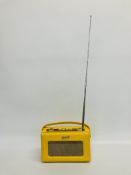 ROBERTS REVIVAL RADIO (YELLOW FINISH) - SOLD AS SEEN