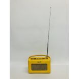 ROBERTS REVIVAL RADIO (YELLOW FINISH) - SOLD AS SEEN