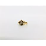 AN 18CT GOLD DIAMOND SOLITAIRE RING APPROX 0.