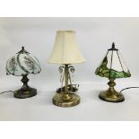 TIFFANY STYLE TABLE LAMP,