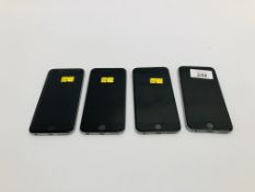 4 X APPLE IPHONE 6,