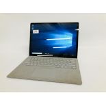 MICROSOFT SURFACE LAPTOP COMPUTER MODEL 1769 (NO CHARGER) (S/N 023204372457) - SOLD AS SEEN