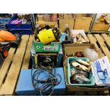 A TOPWELD 160 ELECTRIC ARC WELDER + ACCESSORIES, A KELARC BRAZE 'N' SPOT WELDER + ACCESSORIES,