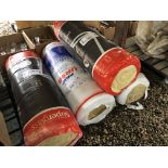 4 ROLLS OF 200MM INSULATION