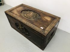 ORIENTAL STYLE CAMPHOR WOOD CHEST
