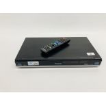 A PANASONIC BLU-RAY DISC RECORDER 3D FULL HD MODEL DMR-BWT700 COMPLETE WITH REMOTE CONTROL - SOLD