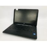 HP LAPTOP COMPUTER MODEL 250 G5 (S/N CND6360889) NO BATTERY - SOLD AS SEEN