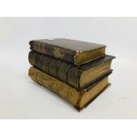 2 X VINTAGE BRASS BOUND BIBLES BY THE LATE REV.