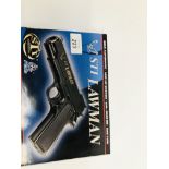 STI LAWNMAN BOXED 6MM BB 10 SHOT GAS TYPE PISTOL UNUSED - SOLD AS SEEN