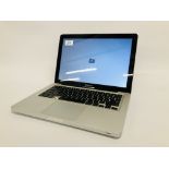 APPLE MACBOOK PRO LAPTOP COMPUTER MODEL A1278 FAULTY HARD DRIVE (NO CHARGER) KEYBOARD A/F (S/N