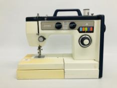 JONES MODEL VX730 ELECTRIC SEWING MACHINE & FOOT PEDAL - SOLD AS SEEN