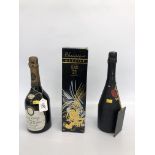 3 BOTTLES - ALMADEN CALIFORNIA BLANC DE BLANCS CHAMPAGNE 1969 CUVEE,