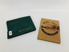 ROYAL MAIL STAMP ALBUM AND VINTAGE PHOTO ALBUM AND CONTENTS