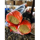 3 X ROLLS SUPERGLASS 200MM LOFT INSULATION