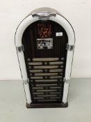 ITEK BLUETOOTH JUKEBOX MODEL 160020 WITH REMOTE AND INSTRUCTIONS - SOLD AS SEEN