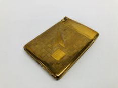 A 1940'S ROYAL CASE-LITE ART DECO CIGARETTE CASE LIGHTER