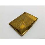 A 1940'S ROYAL CASE-LITE ART DECO CIGARETTE CASE LIGHTER