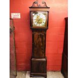 A GEORGE III MAHOGANY EIGHT DAY LONGCASE