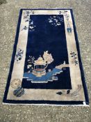A MID C20TH CHINESE RUG, THE CENTRE WOVE