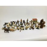 EXTENSIVE GROUP OF TOY ANIMALS, BIRDS AN