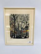 FRAMED PRINT "PARIS - PLACE DU TETRE" BY