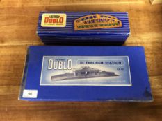 HORNBY DUBLO BOXED D1 THROUGH STATION AN