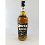 1 LITRE BOTTLE QUEEN ANNE RARE SCOTCH WH