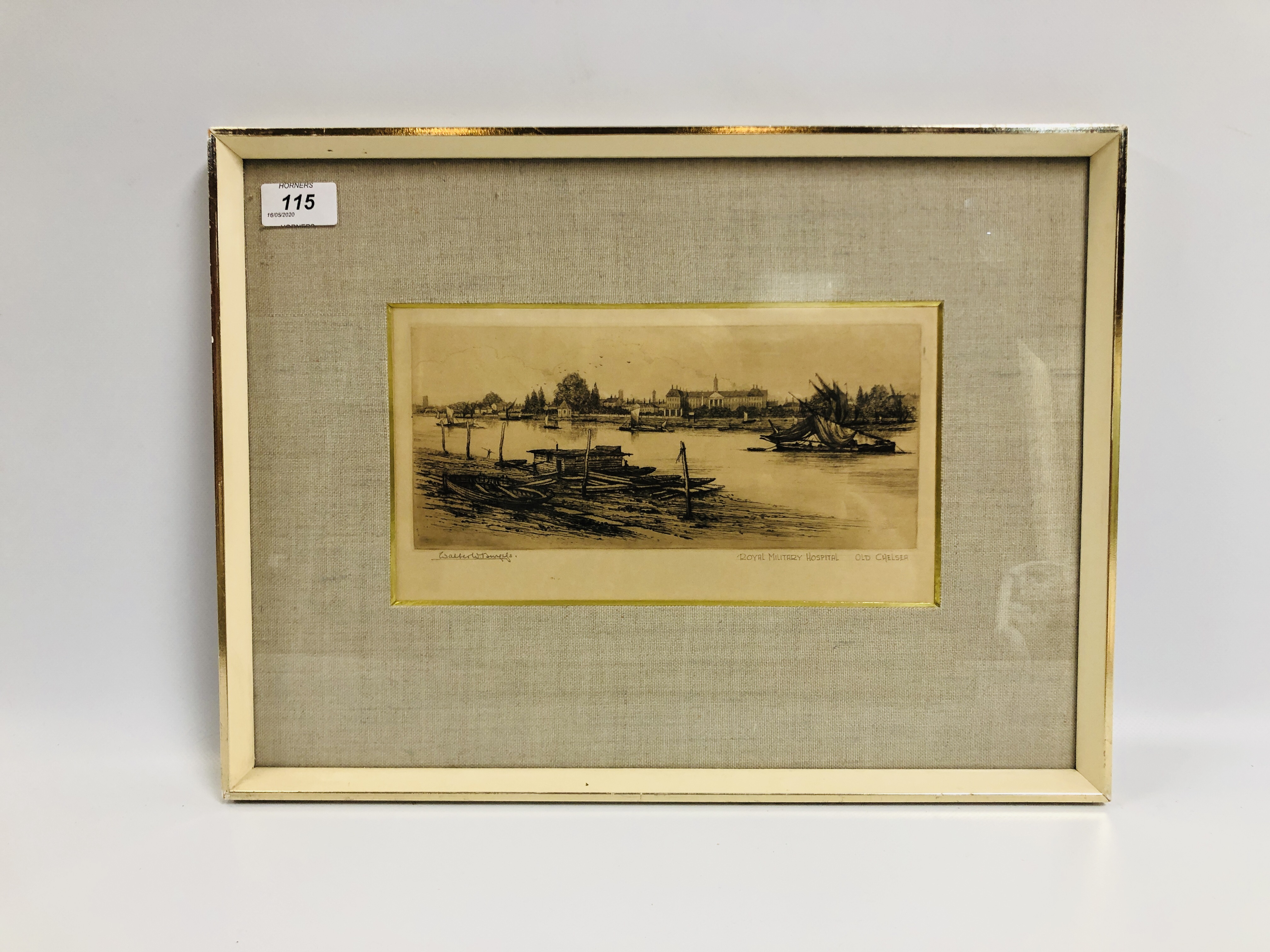 SET OF 4 FRAMED ETCHINGS RELATING TO "OL - Image 3 of 7