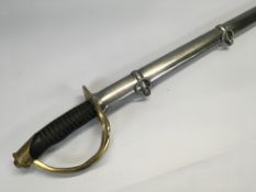 REPRODUCTION OFFICER'S SWORD IN SCABBARD