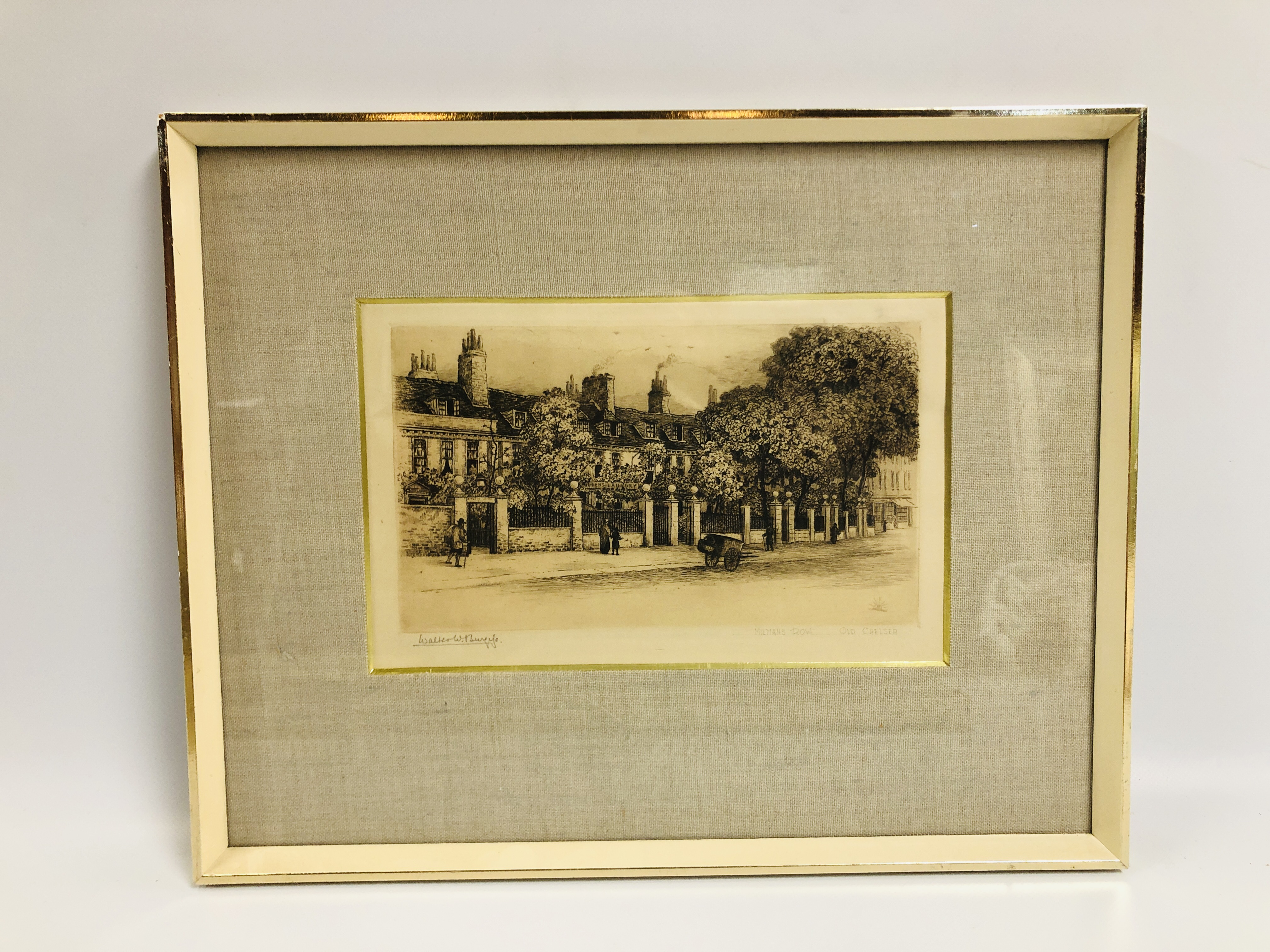 SET OF 4 FRAMED ETCHINGS RELATING TO "OL - Image 4 of 7