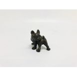 SMALL BRONZE DOG FIGURE