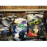 4 x BAGS OF ASSORTED FASHION & CHILDREN'S CLOTHING + BAG OF ASSORTED FOOTWEAR ETC