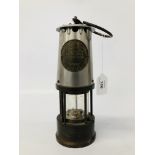 VINTAGE MINERS LAMP "PROTECTOR LAMP & LIGHTING MAKERS ECCLES" - SOLD AS SEEN
