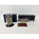 2 x NAUTICAL SHIPS IN BOTTLES TO INCLUDE THE MARY ROSE & ONE OTHER UNNAMED WITH BOXES