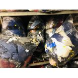 4 x BAGS OF ASSORTED FASHION CLOTHING TO INCLUDE HATS, SCARVES,