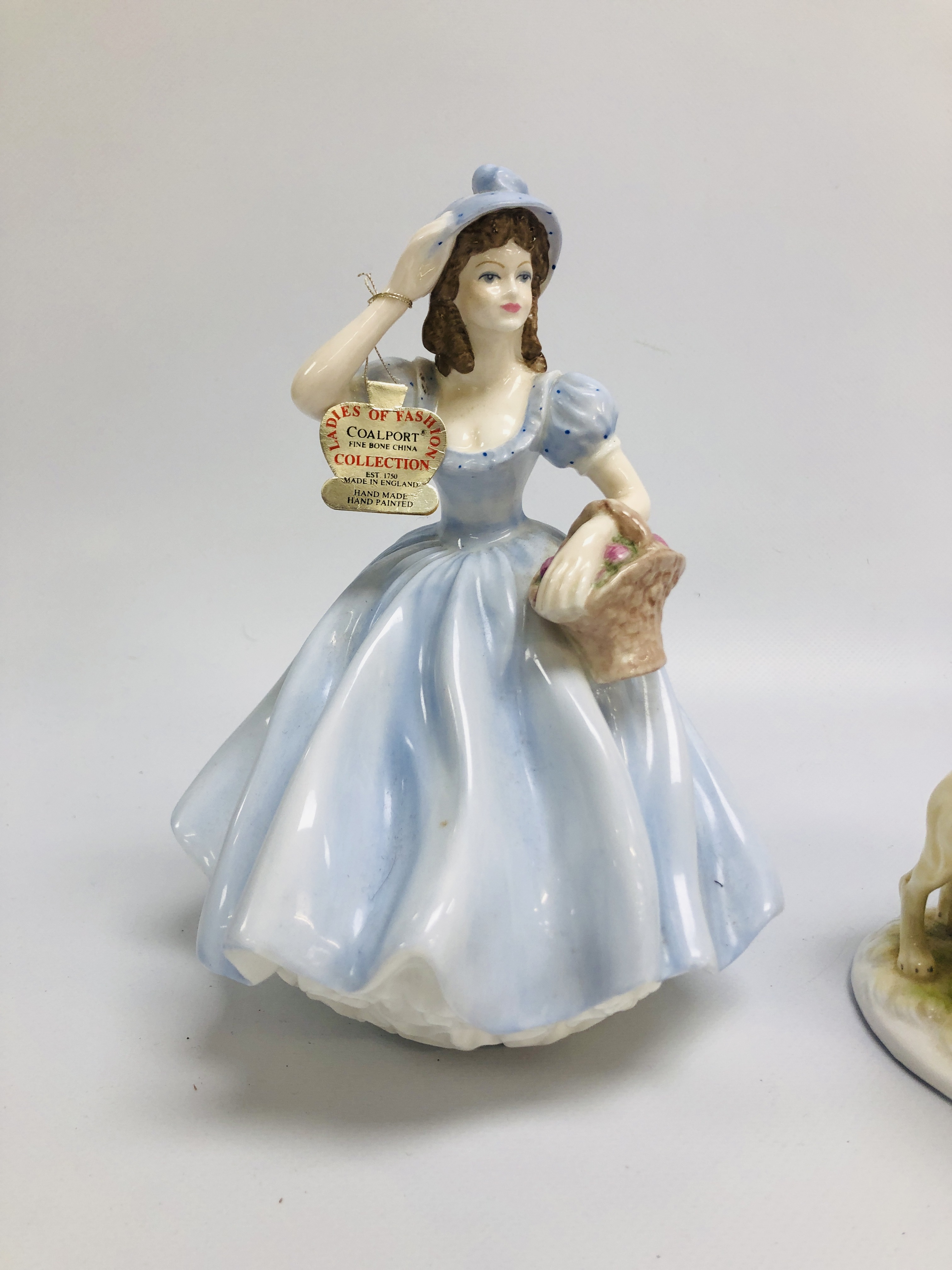 3 x COALPORT FIGURINES TO INCLUDE "LADIES OF FASHION" ADMIRATION, - Image 2 of 4