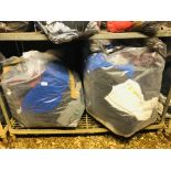2 x LARGE BAGS OF ASSORTED CLOTHING TO MAINLY INCLUDE COATS & KNITWEAR ETC