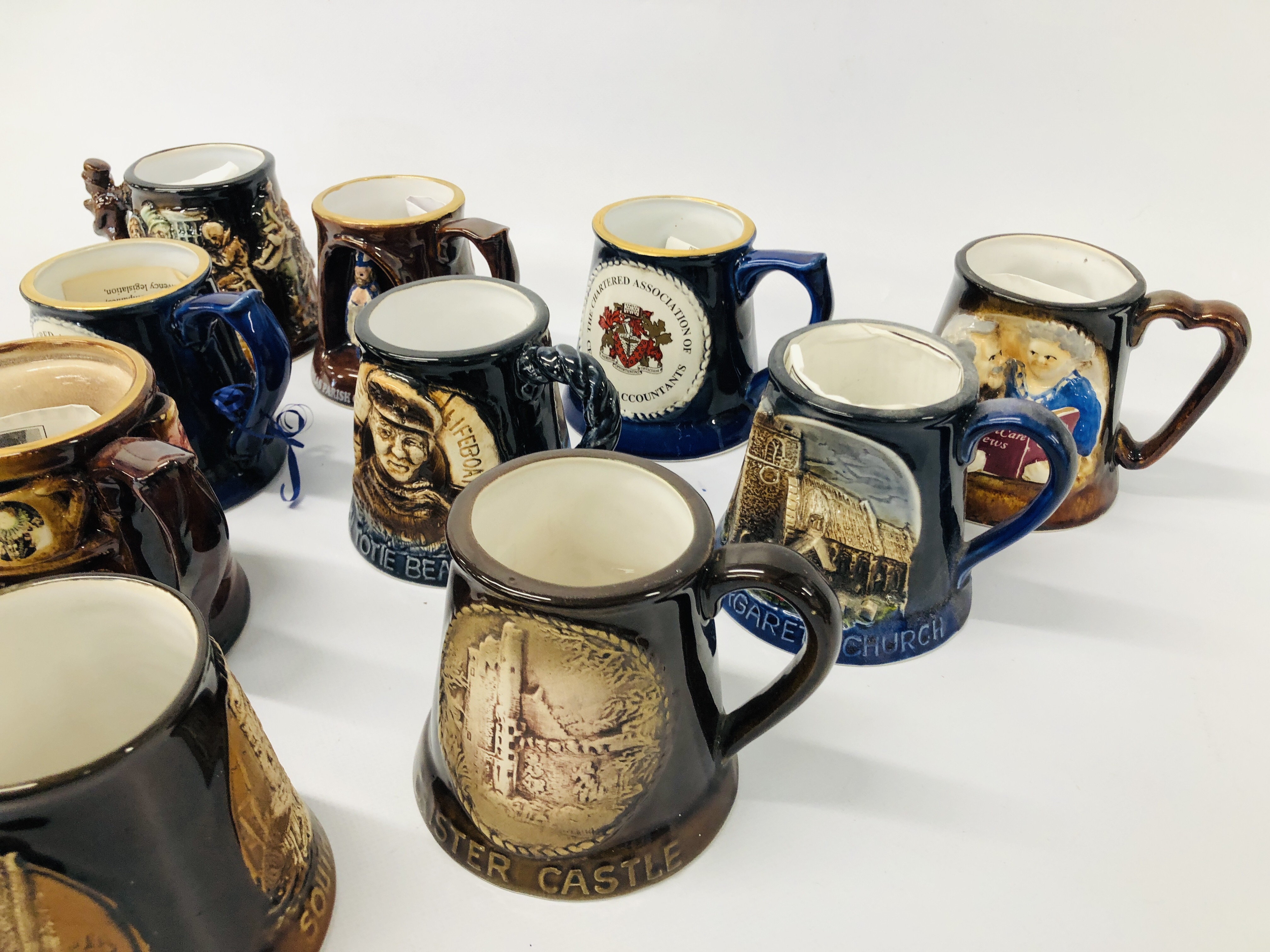 10 x VARIOUS YARMOUTH POTTERY MUGS MANY WITH CERTIFICATES - Image 3 of 3