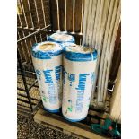 3 ROLLS OF 200MM KNAUF INSULATION